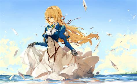 Download Skirt Dress Violet Evergarden Character Anime Violet