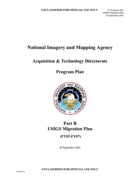 National Imagery And Mapping Agency Acquisition And Technology