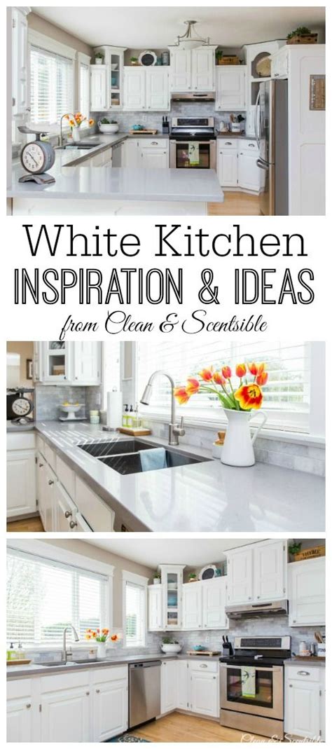White Kitchen Reveal Home Tour Clean And Scentsible