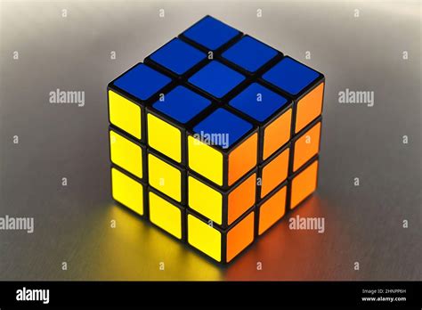 Completed Rubiks Cube Hi Res Stock Photography And Images Alamy