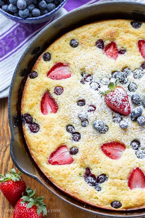Berry Buttermilk Baked Pancakes Saving Room For Dessert
