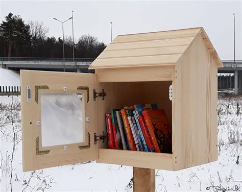 Outdoor Shared Library Lending Neighborhood Sidewalk Loan Street Tiny