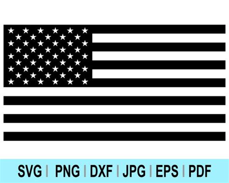 American Flag Svg For Cricut And Silhouette Usa Flag Cut Etsy Denmark