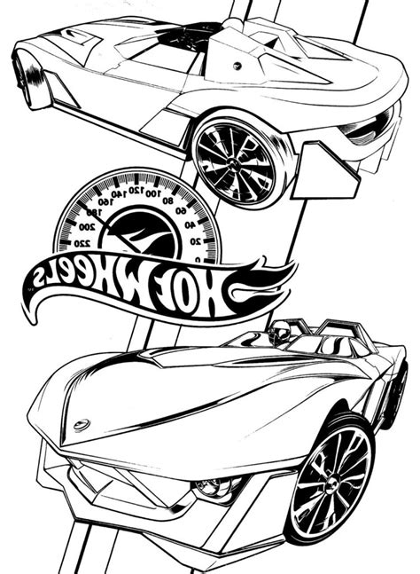 Desenhos De Hot Wheels Para Colorir Pop Lembrancinhas