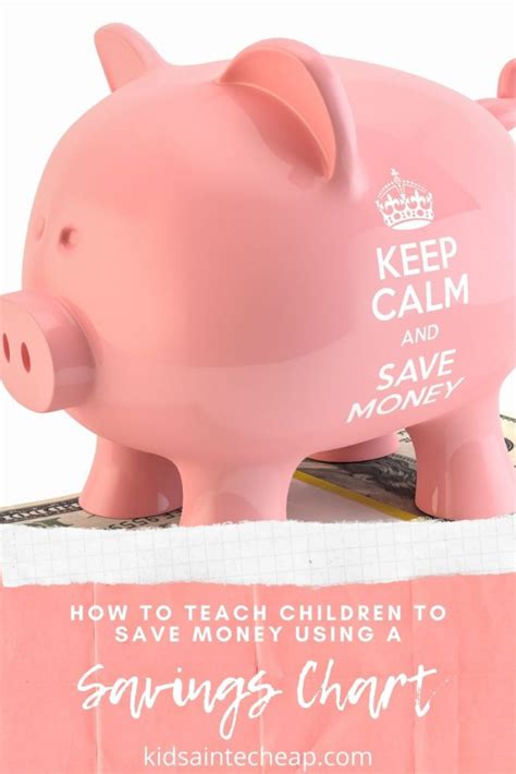 Teach Your Child About Money Free Savings Chart For Kids Kids Aint