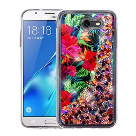 Samsung Galaxy J7 Sky Pro Case By Insten Luxury Quicksand Glitter