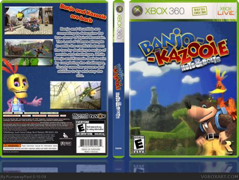 Banjo Kazooie Nuts And Bolts Xbox 360 Box Art Cover By Runawayred