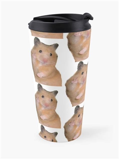 Peace Hamster Meme Travel Mug By Ktthegreat Redbubble
