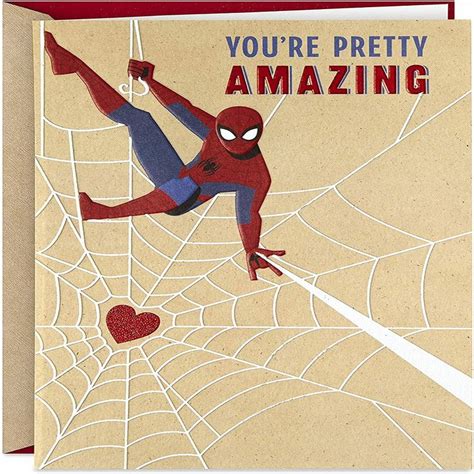 Spider-Man Valentines Day Card (Sticking with Me) | Spiderman valentine