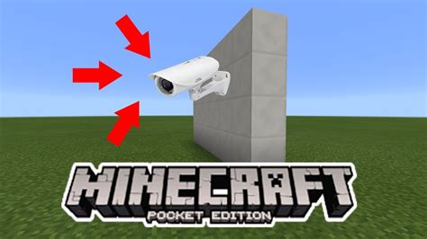 How To Make 3 Cctv In Mcpe Minecraft Pe Youtube