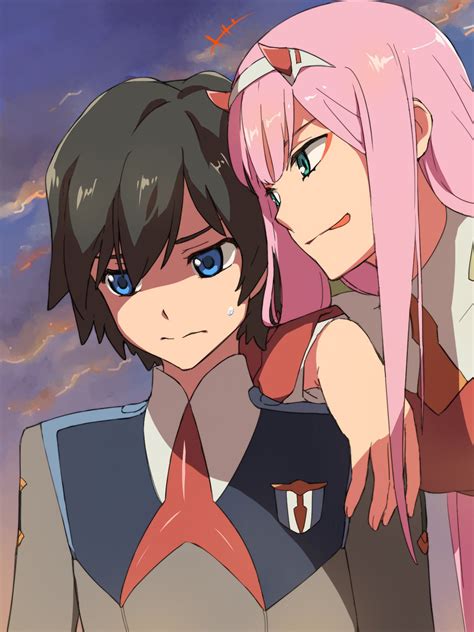 Hiro And Zero Two Wallpapers Top Free Hiro And Zero Two Backgrounds