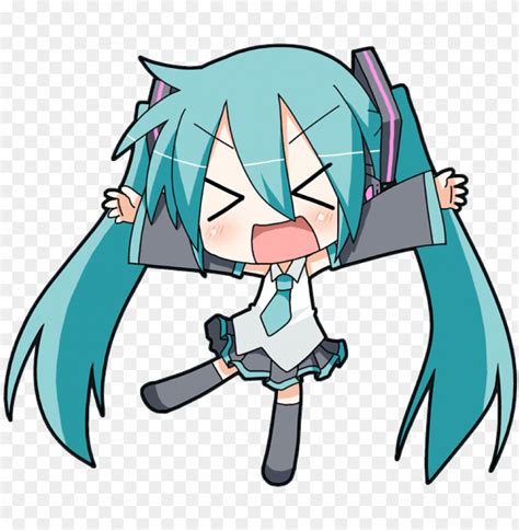 Download 12954533 Vocaloid Chibi Miku Png Free Png Images Toppng