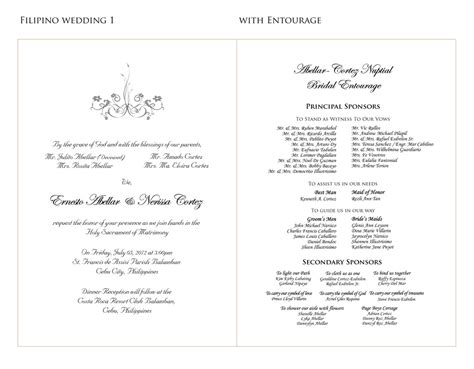 They are separated four years later in november 1934 when isaac is incarcerated in alcatraz, and reunite the same year. Filipino Wedding Invitation Entourage Wording Samples | wedding
