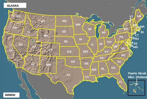 Clickable Map Of Us States