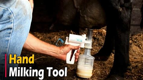Hand Milking Machine For Cow Goat Buffalo Hand Operated Milking Machine Youtube