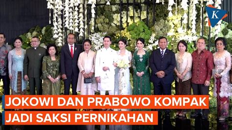 Jokowi Dan Prabowo Jadi Saksi Pernikahan Kevin Sanjaya Valencia Tanoesoedibjo YouTube
