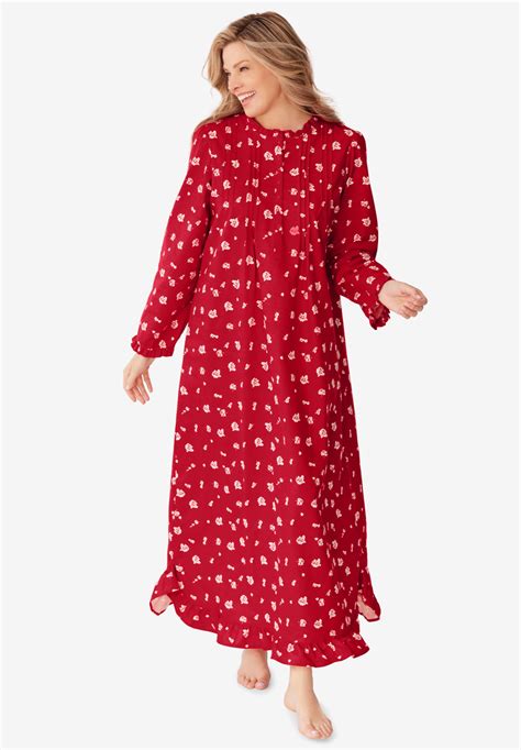 long flannel nightgown roaman s