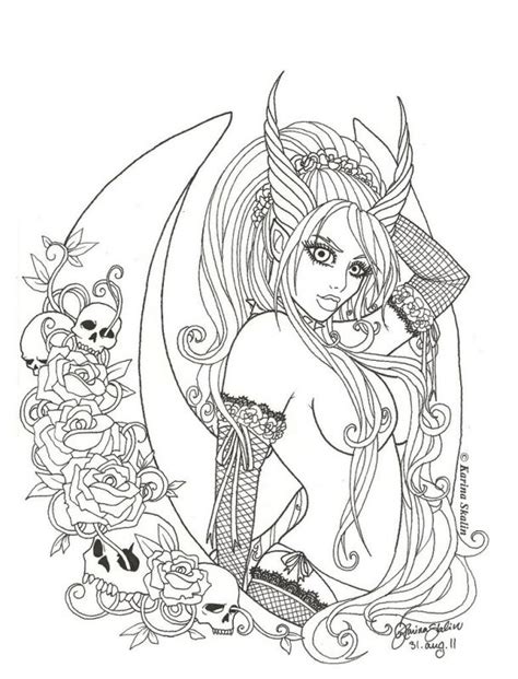 Anime Girl Coloring Pages For Adults Coloring Pages My Xxx Hot Girl