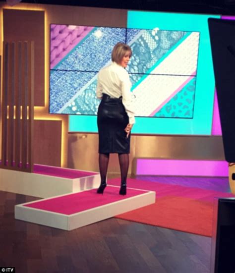 Eamonn Holmes Dresses Ruth Langsford As A Sexy Secretary Daily Mail
