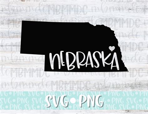 Nebraska Svg State Svg Cut File Nebraska Digital File For Etsy Sweden