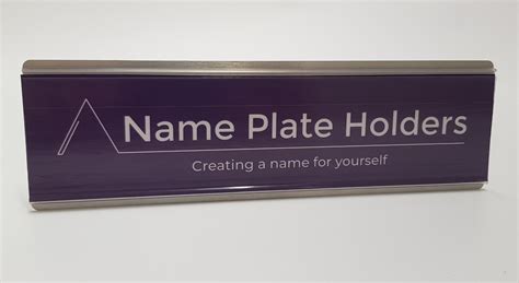 Name Plate Holders For Doors In Acrylic Pvc And Aluminium