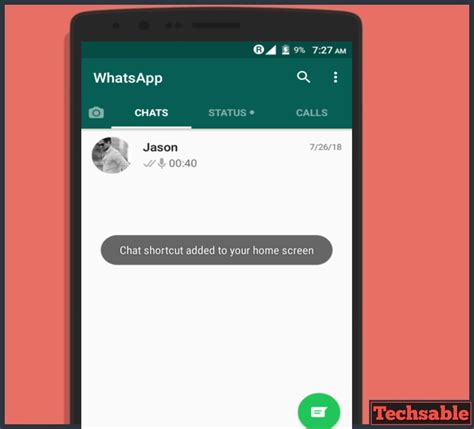 How To Add Whatsapp Chat Shortcuts On Android Homescreen Techsable