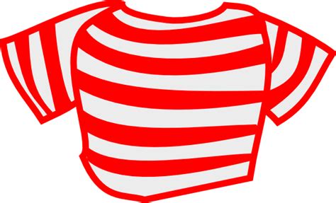 Download Red Striped Shirt Clip Art at Clker.com - vector clip art online, royalty free & public domain