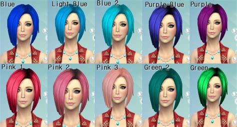 Darkiie Sims 4 19 Non Default Hair Recolors • Sims 4 Downloads