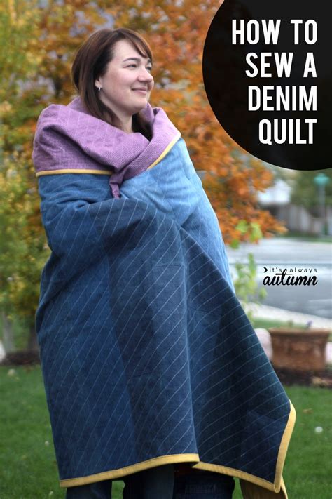 The Easiest Way To Sew A Gorgeous Denim Quilt Denim Quilt Patterns