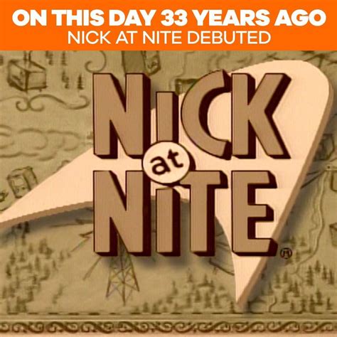 Nickalive On This Day Nick At Nite Launches Nickelodeon