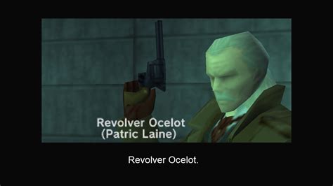 Revolver Ocelot From Metal Gear Solid Game Art Hq Vrogue Co