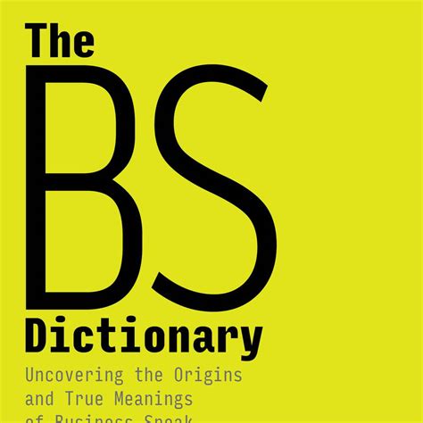 The Bs Dictionary Atd