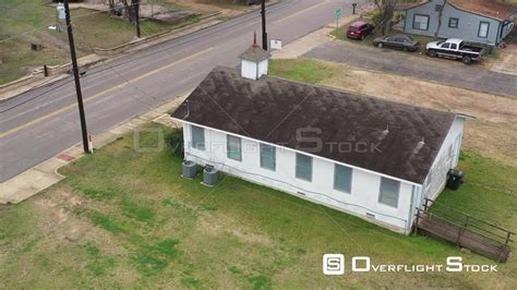 Overflightstock™ Small Church In A Poor Neighborhood Bryan Texas