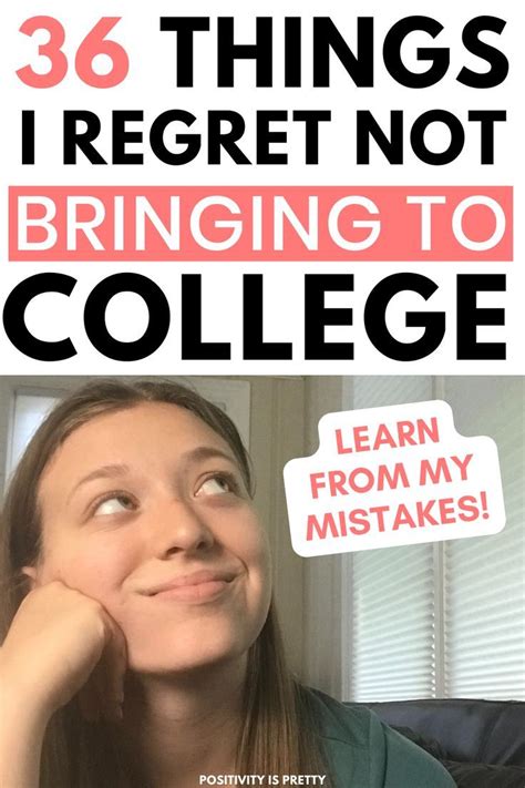 36 Things I Regret Not Bringing With Me To College College Bring It On College Packing