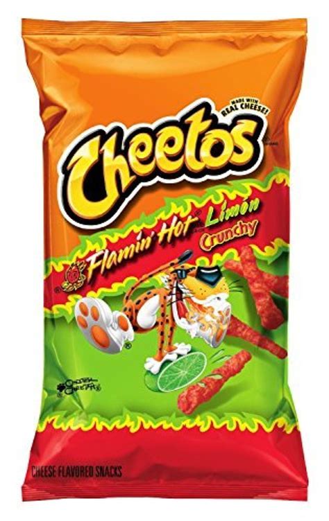 9oz Cheetos Flamin Hot Limon Crunchy Flaming Hot Lime Pack Of 4