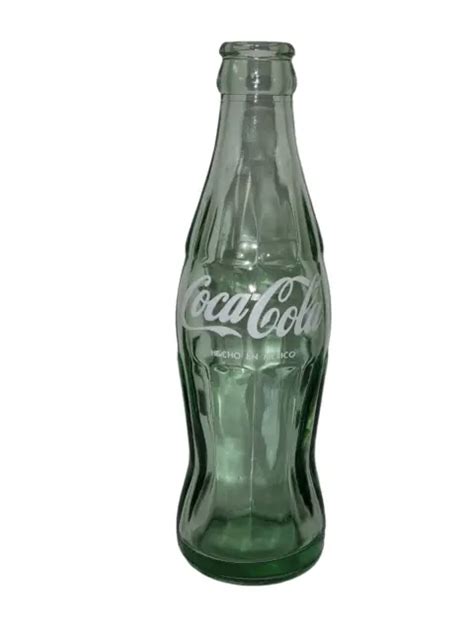 Vintage Green Glass Coca Cola Coke Bottle 12 Oz Made In Mexico 1900