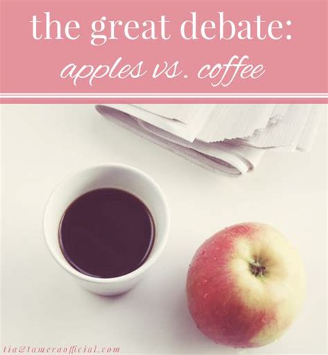 Apple Or Coffee During The Morning Siowfa Science In Our World Certainty And Controversy