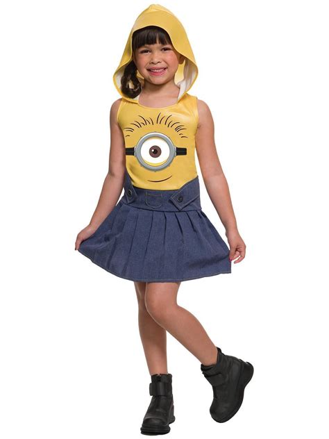 Minion Face Dress Costume For Kids Universal Despicable Me Costume