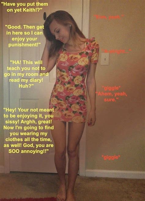 Captions Feminization Femdom Captions Sissy Captions Forced Feminization Feminized Husband