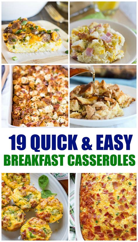 19 Quick And Easy Breakfast Casserole Recipes You Will Love