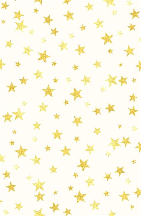 Gold Glitter Star Pattern Stars Art Print By Mercedes Society6 Gold