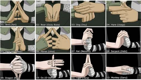 Naruto Hand Signs Animetreasury