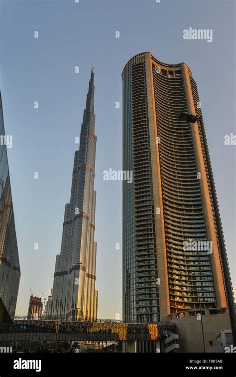 Dubai Emiratos Árabes Unidos Dec 10 2018 Vista Del Burj Khalifa Al