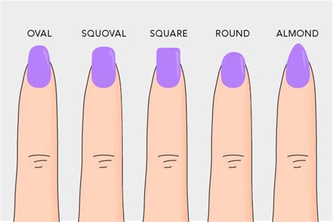 nail shapes how to shape your nails beautylish