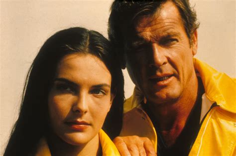 Roger Moore And Carole Bouquet X Pixels For Your Eyes Only Italian Celebrities