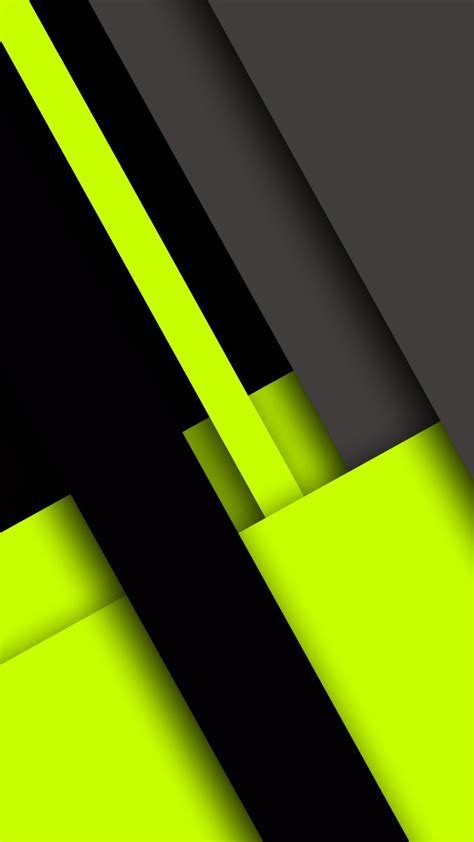 Free Download Neon Green Black And Grey Abstract Wallpaper Abstract And