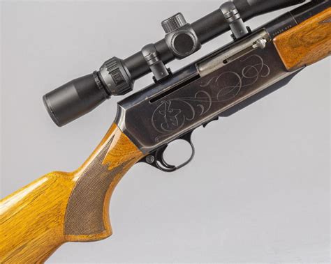 Browning Bar Semi Automatic Rifle With Scope
