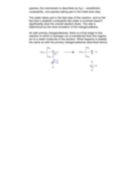 SOLUTION Explaining Nucleophilic Substitution Between Halogenoalkanes