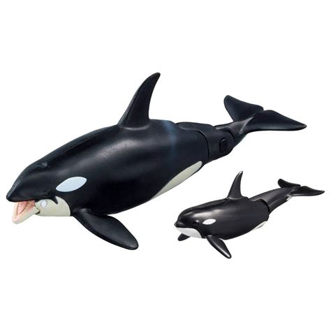 Takara Tomy Ania Animal Advanture Series Al 08 Killer Whale Floatable