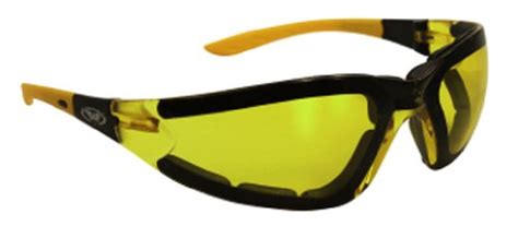 Global Vision Eyewear Ruthless Anti Fog Safety Glasses Yellow Tint Lens Winter Sports Skiing
